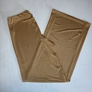 ASOS Design Women's Stretch Pull On Pants Size 10 Gold Shimmer Sheen